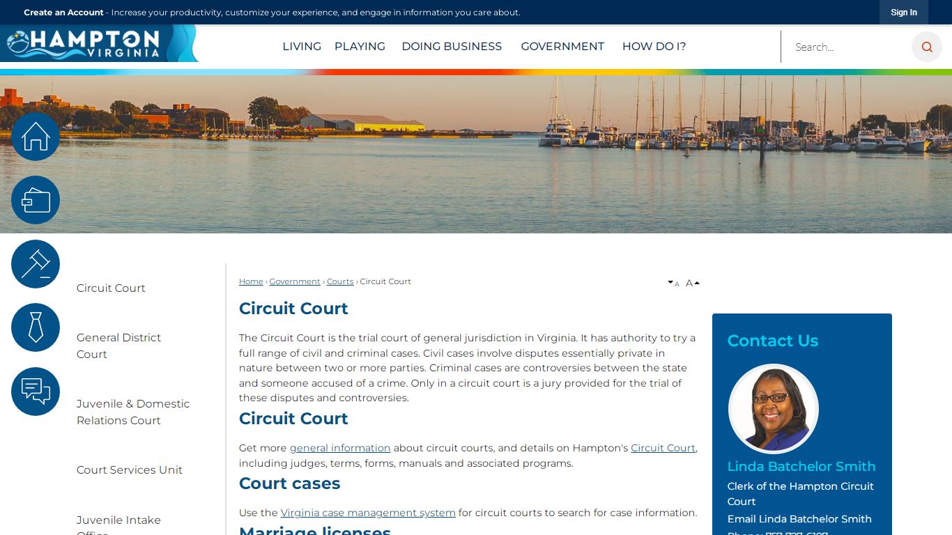 Circuit Court | Hampton, VA - Official Website